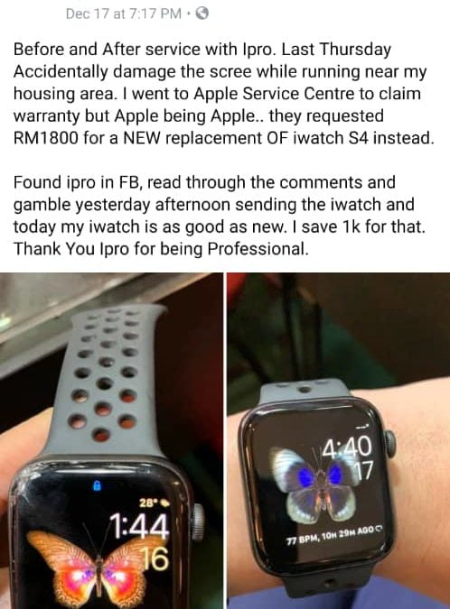 Repair Apple Watch Screen In Ampang KL