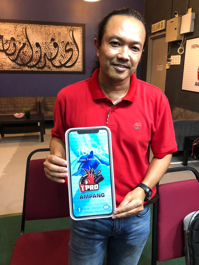 iPhone 5S LCD Blank at iPro Ampang KL