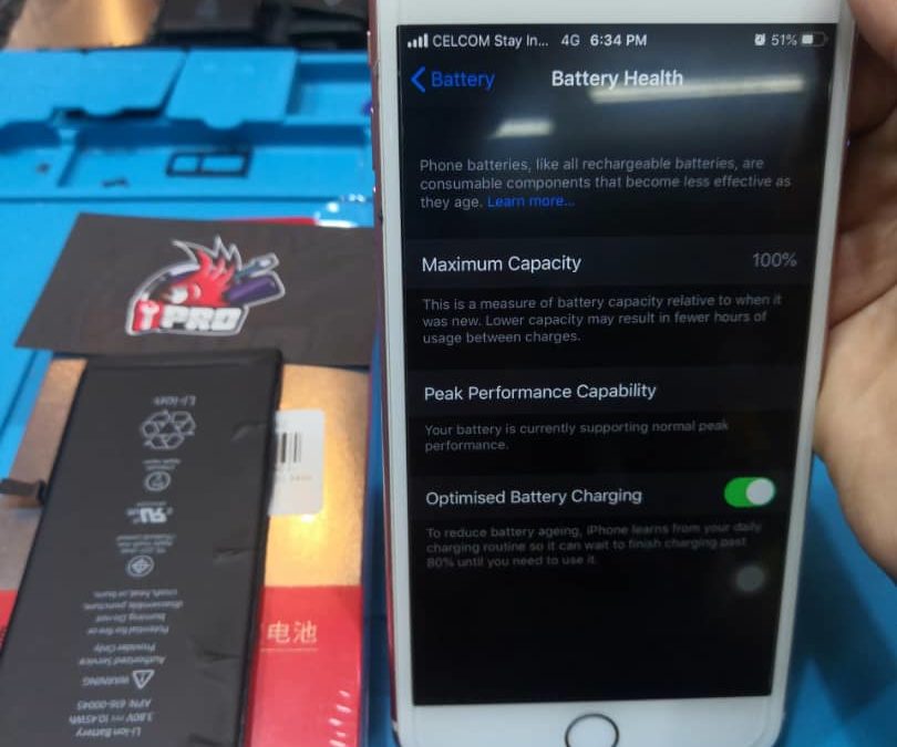 iPhone 6S Plus Battery Yoobao Replacement at iPro KL