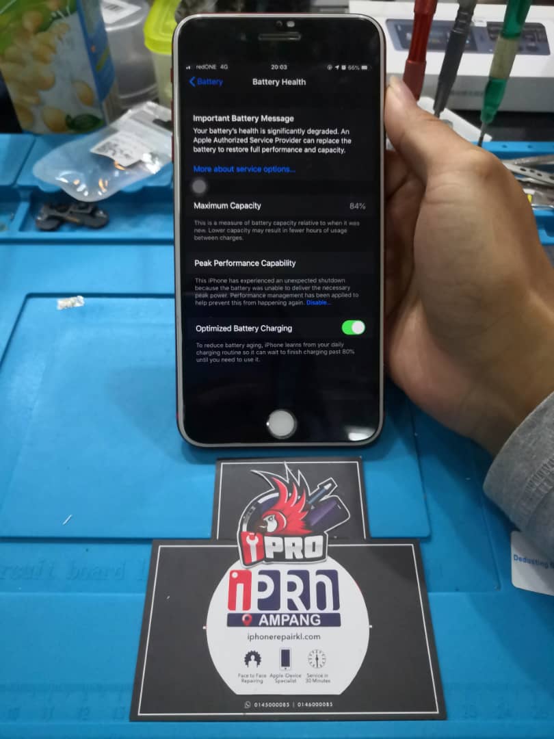 iPhone 7 Plus Battery Drain Repair In iPro Ampang