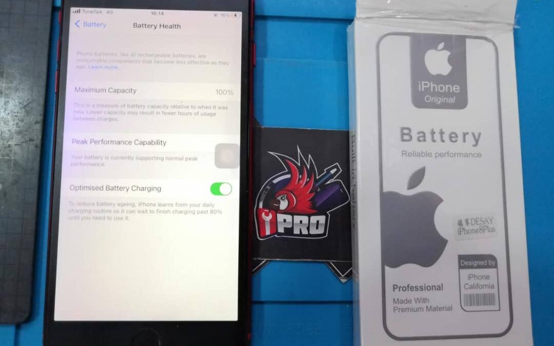 iPhone 8 Plus Original Battery Replacement 1 Year Warranty At iPro Ampang