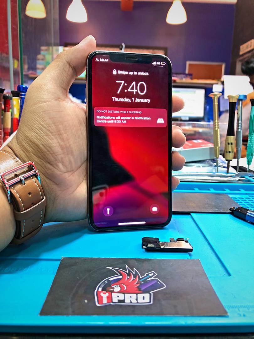 iPhone X Ear Speaker Replacement At iPro Ampang