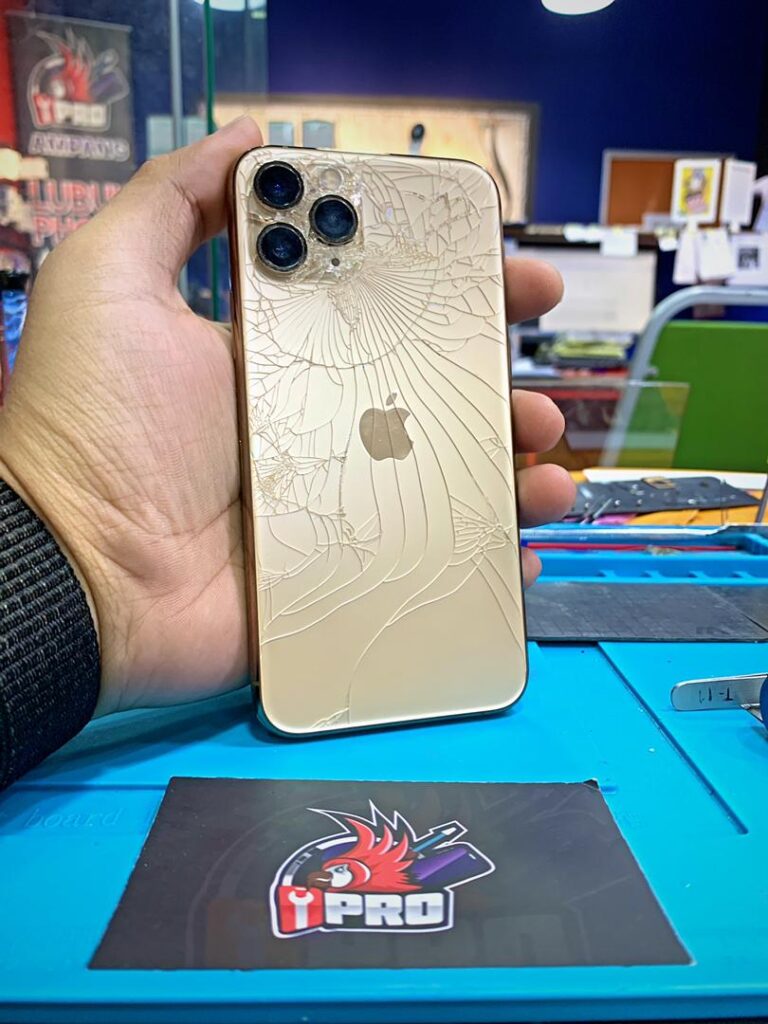 iPhone 11 Pro Backglass Crack Repair In Ampang