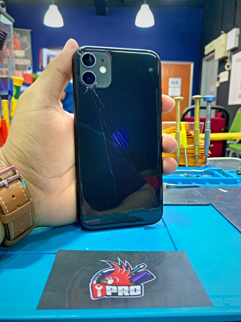 iPhone 11 Cracked Backglass Repair In Ampang