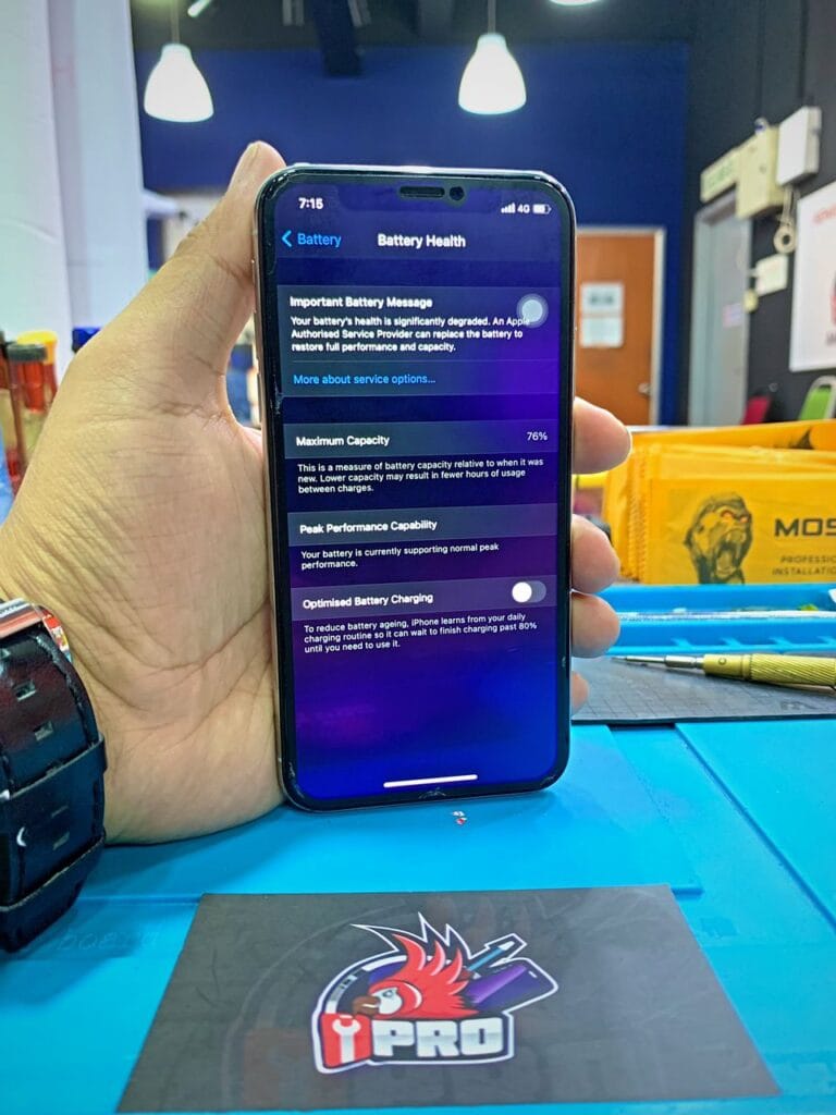 iPhone X Original Battery Replacement In KL
