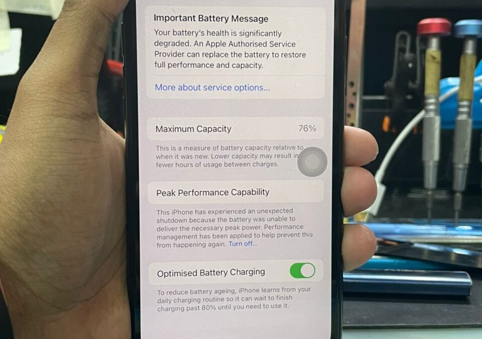 Repair iPhone X Battery In KL