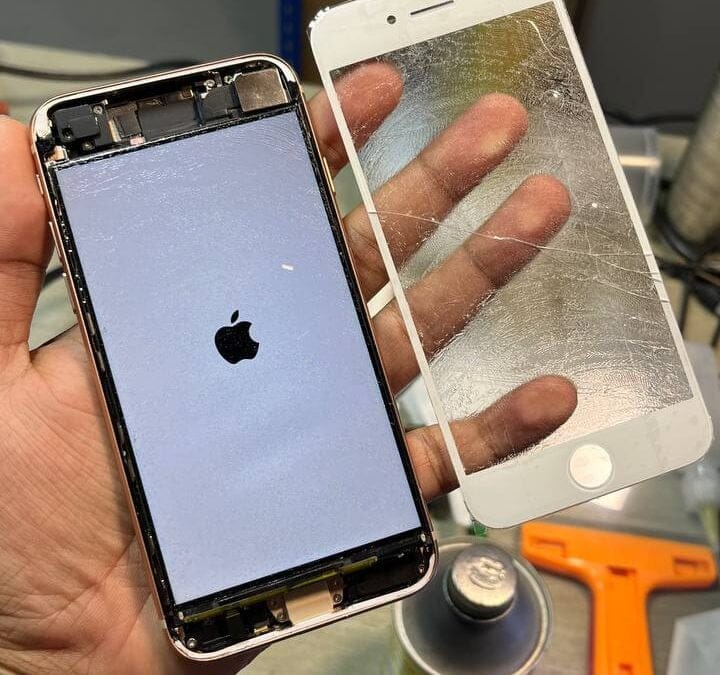 how to change iphone 8 plus camera glass
