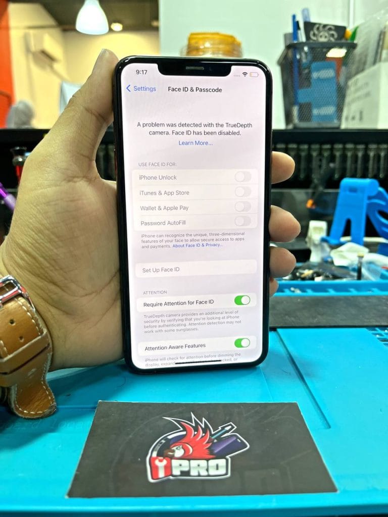 Repair iPhone Xs Max Face ID In KL