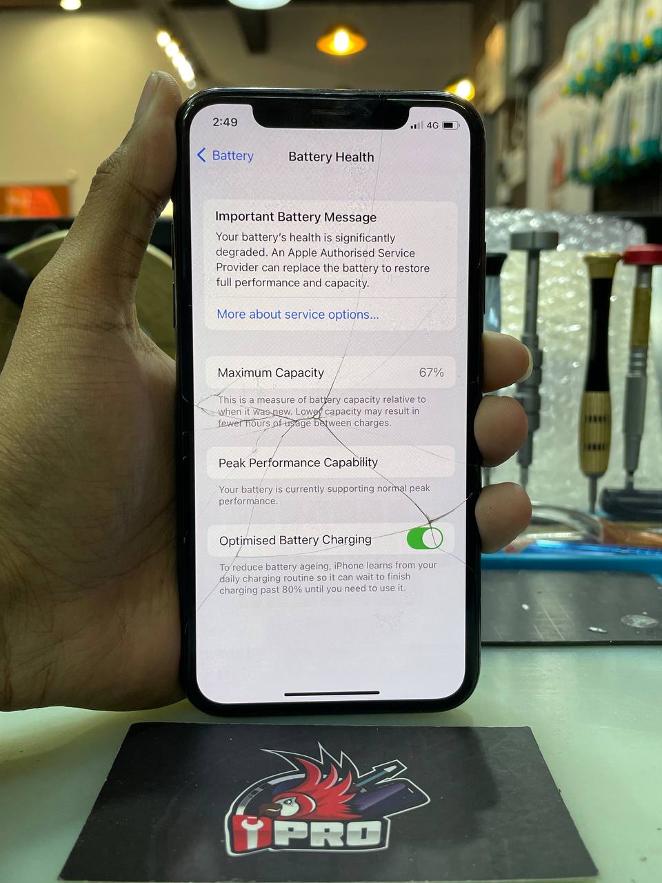 Repair iPhone X Screen Crack In KL iPRO Ampang KL