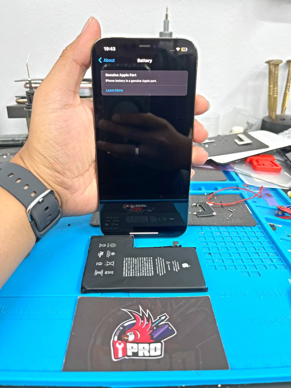 iPhone 12 Pro Max Genuine Battery repair in KL