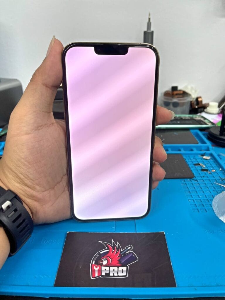 Before repair iPhone white screen problem 
