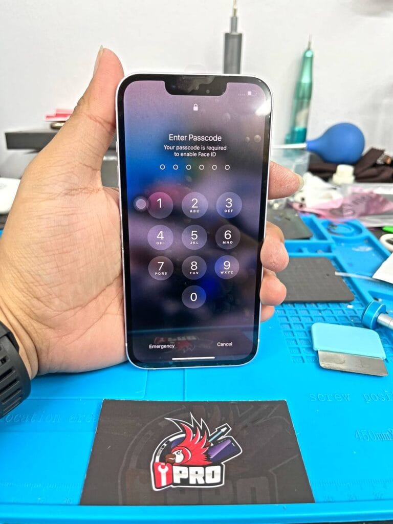 After change iPhone 14 screen 