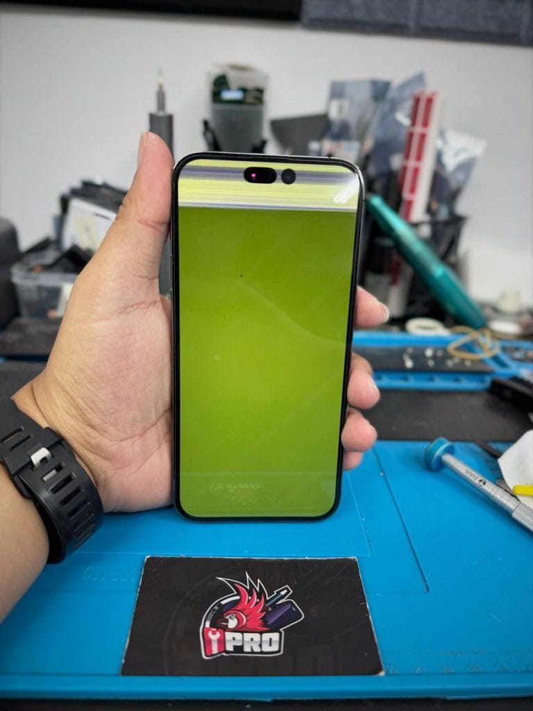 Before iPhone screen repair 