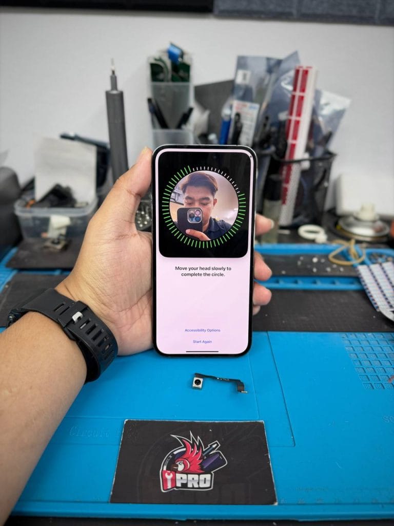Repair iPhone Face ID is completed