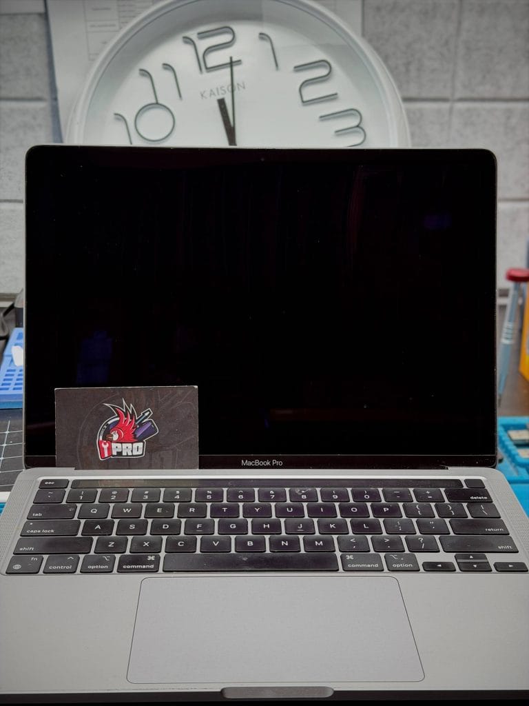 Before repair Macbook screen