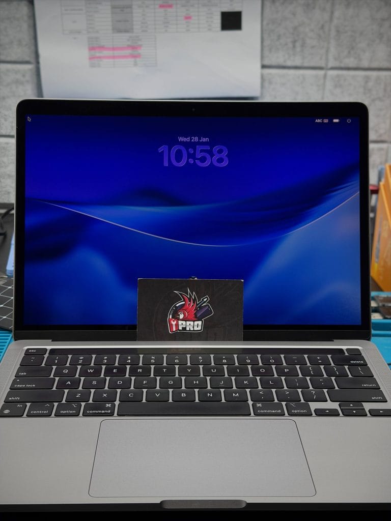 After repair Macbook screen